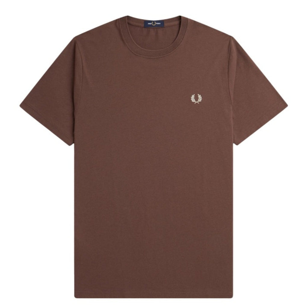Fred Perry M1600 U85 Maroon T-shirt Mens XS