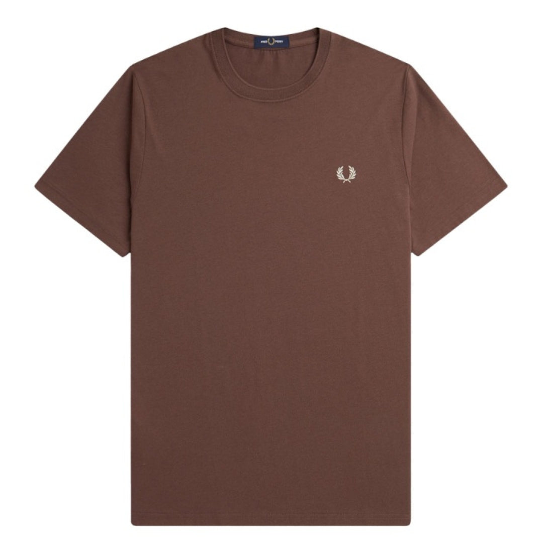 Fred Perry M1600 U85 Maroon T-shirt Mens XS