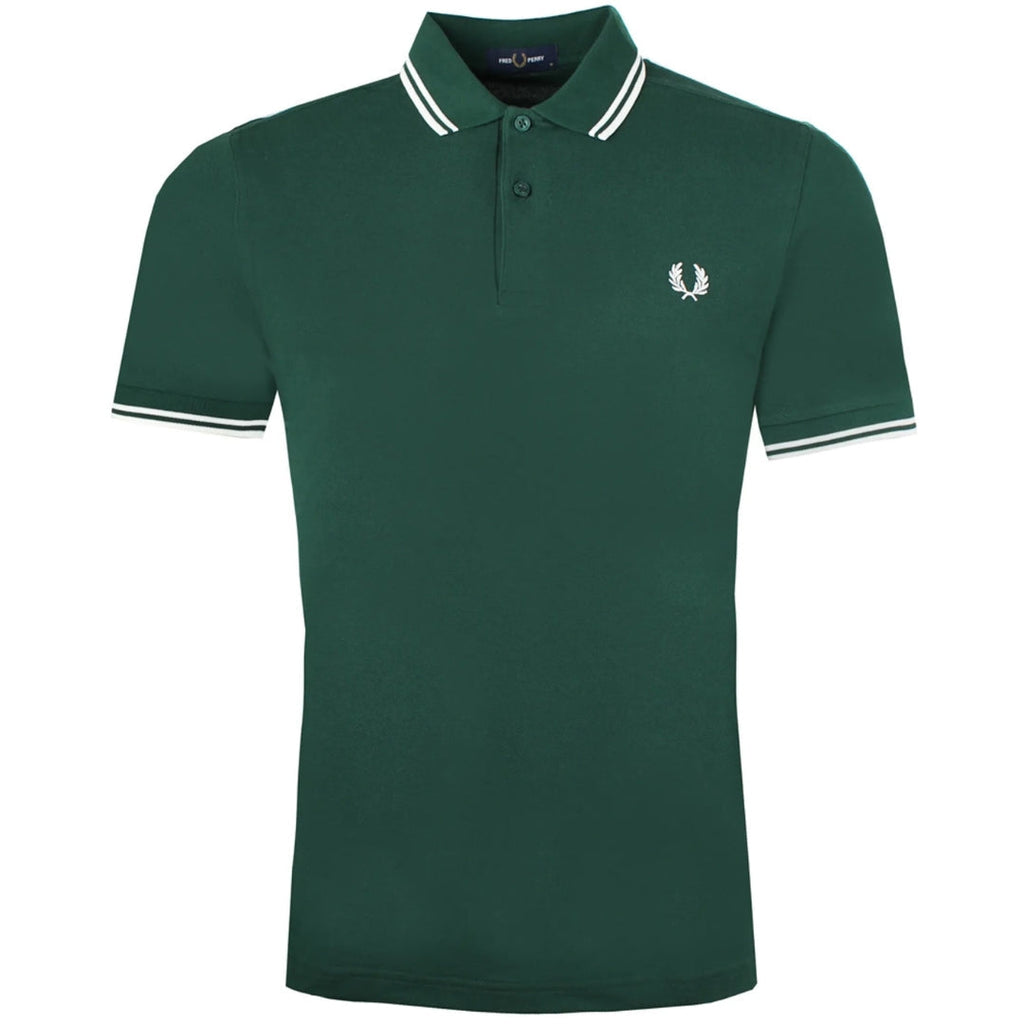 FRED PERRY M3600 406 IVY TWIN TIPPED FRED PERRY POLO SHIRT M