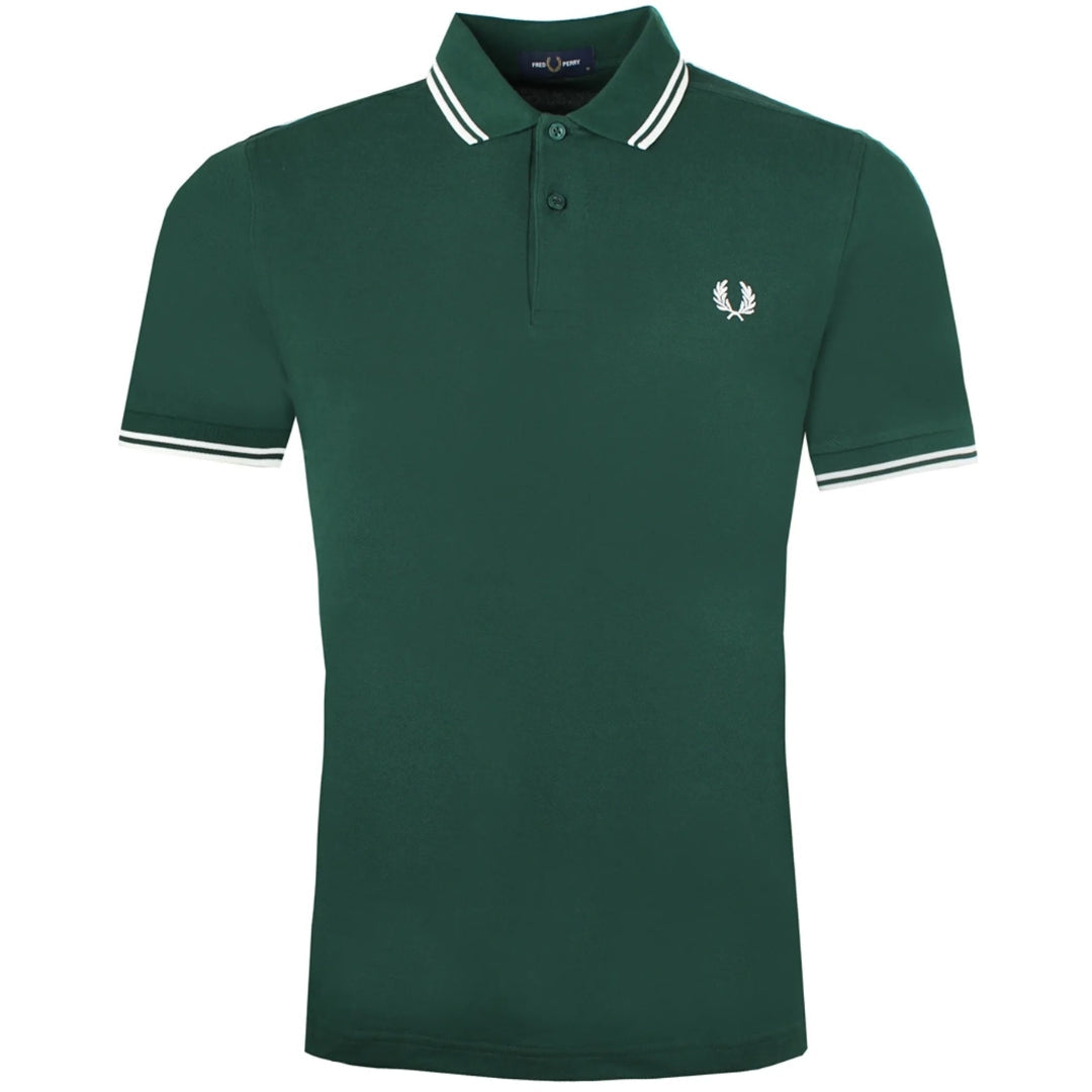 FRED PERRY M3600 406 IVY TWIN TIPPED FRED PERRY POLO SHIRT M