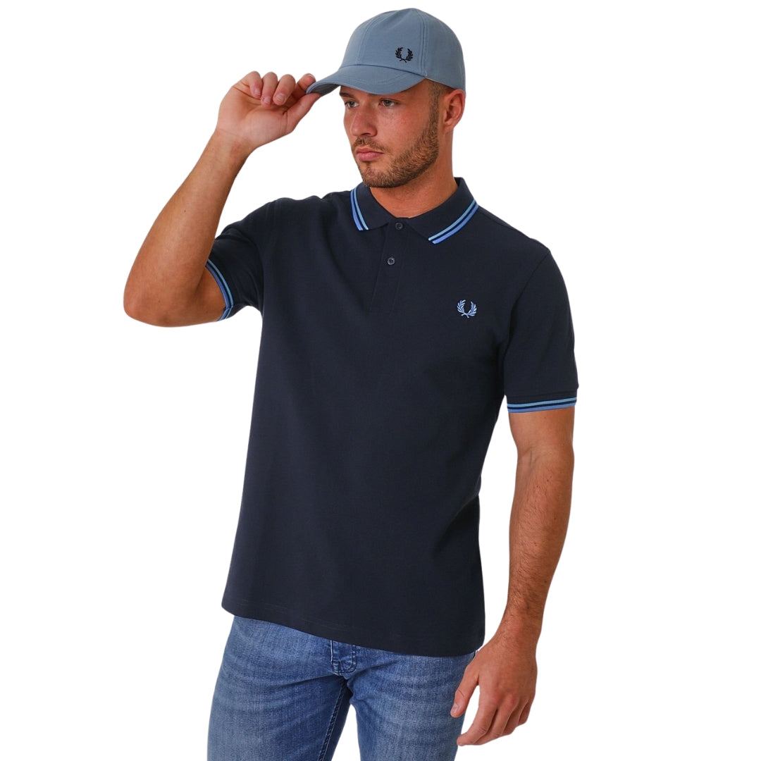 Fred Perry M3600 R62 Navy Polo Shirt Mens XS