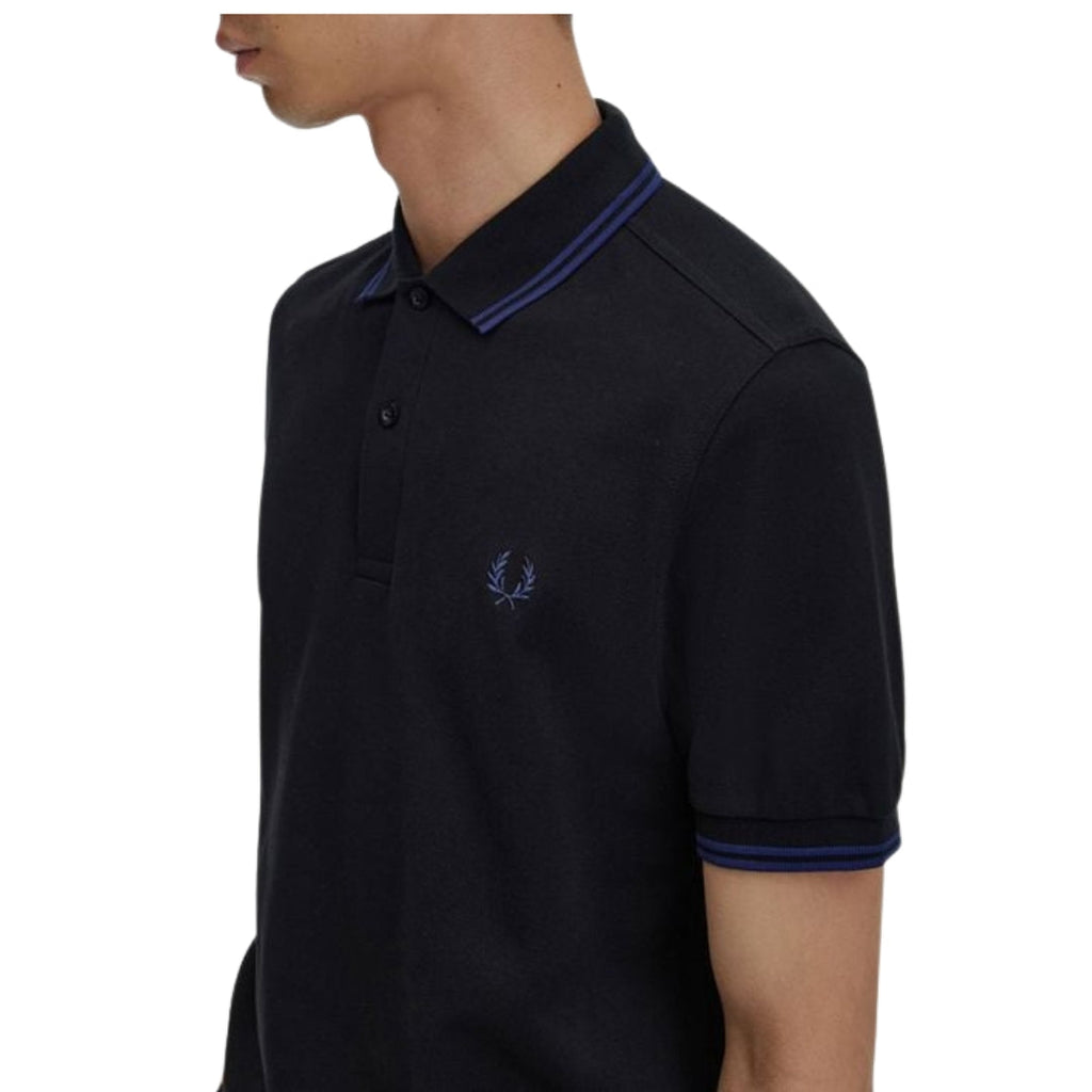 Fred Perry M3600 R77 Black Polo Shirt Mens XS