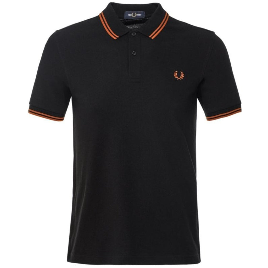 Fred Perry M3600 S38 Black Polo Shirt Mens S