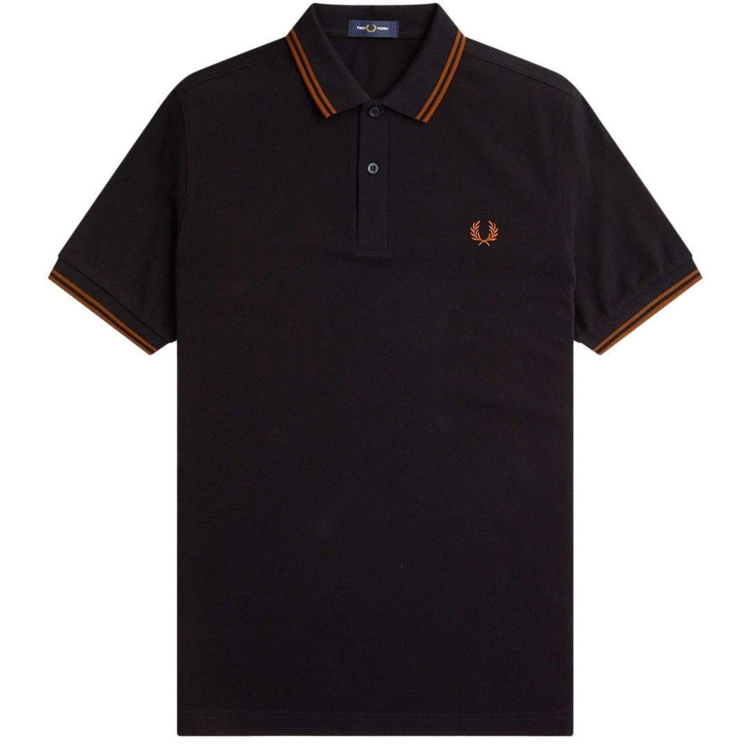 Fred Perry M3600 U35 Black Polo Shirt Mens XS