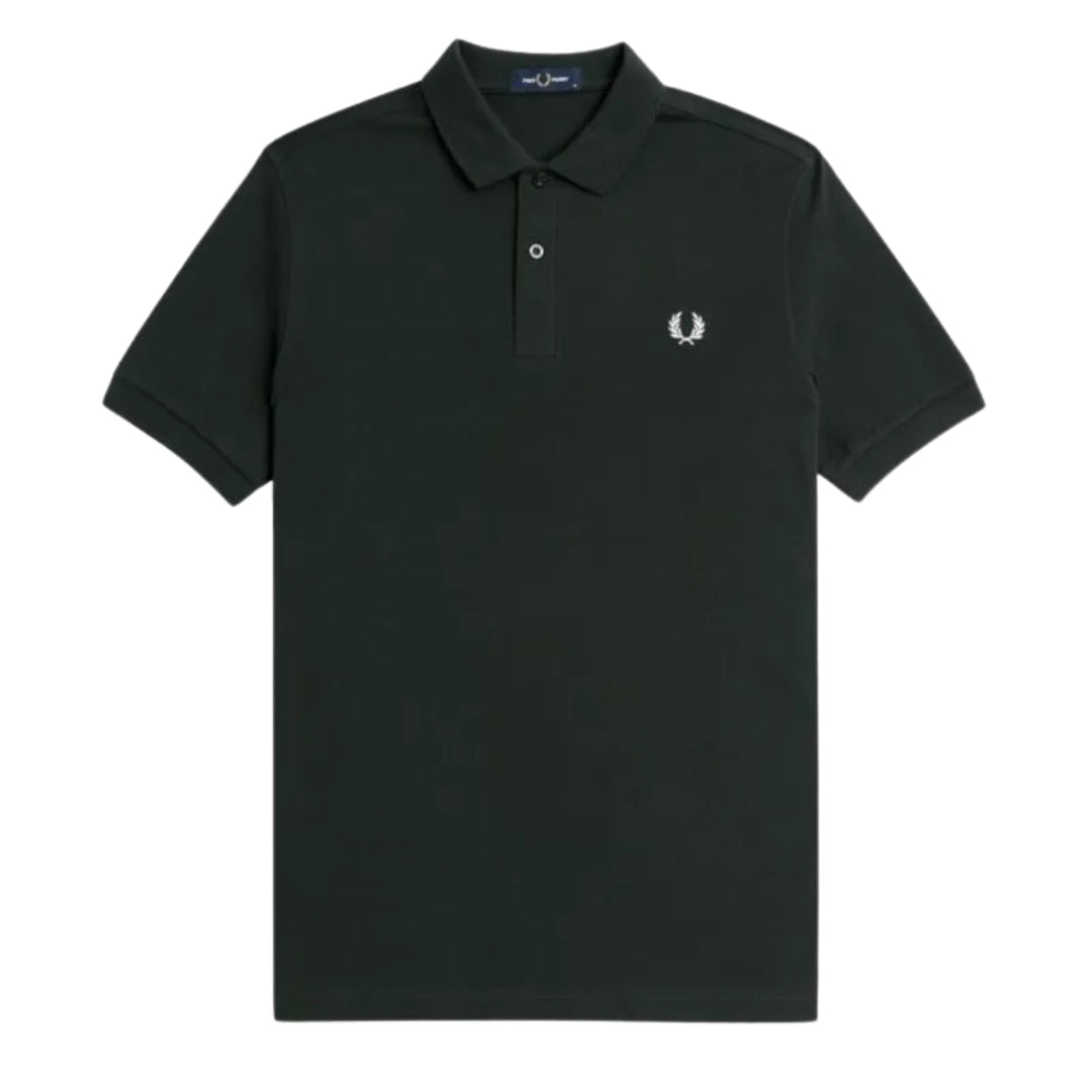 FRED PERRY M6000 T61 NIGHT GREEN PLAIN POLO SHIRT M