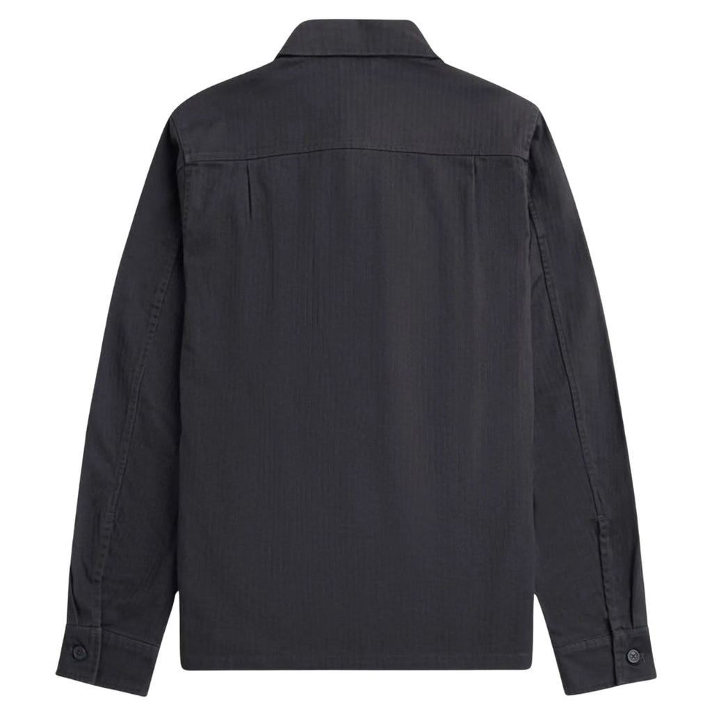 Fred Perry M7754 297 Anchor Grey Over Shirt Jacket Mens S