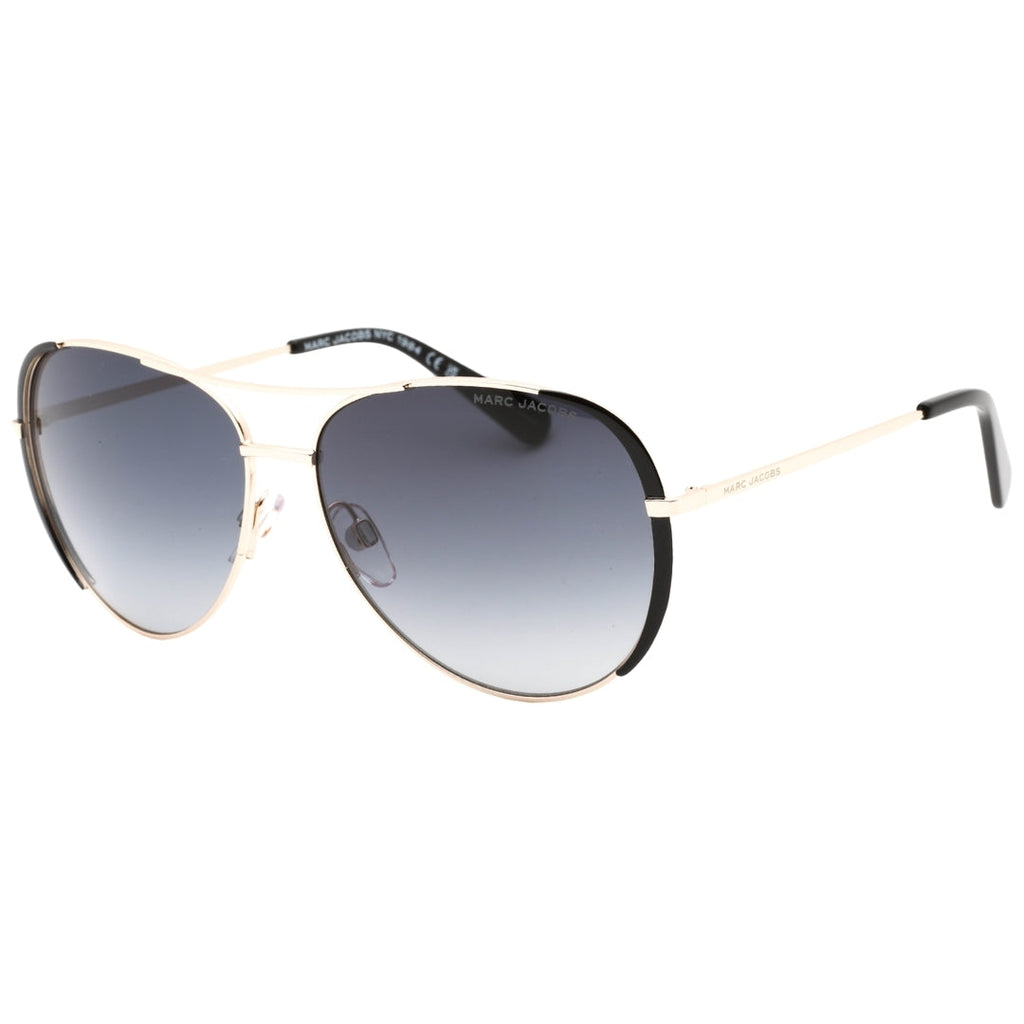 Marc Jacobs Dark Grey F Lensed Gold Sunglass MARC686 0RHL 90