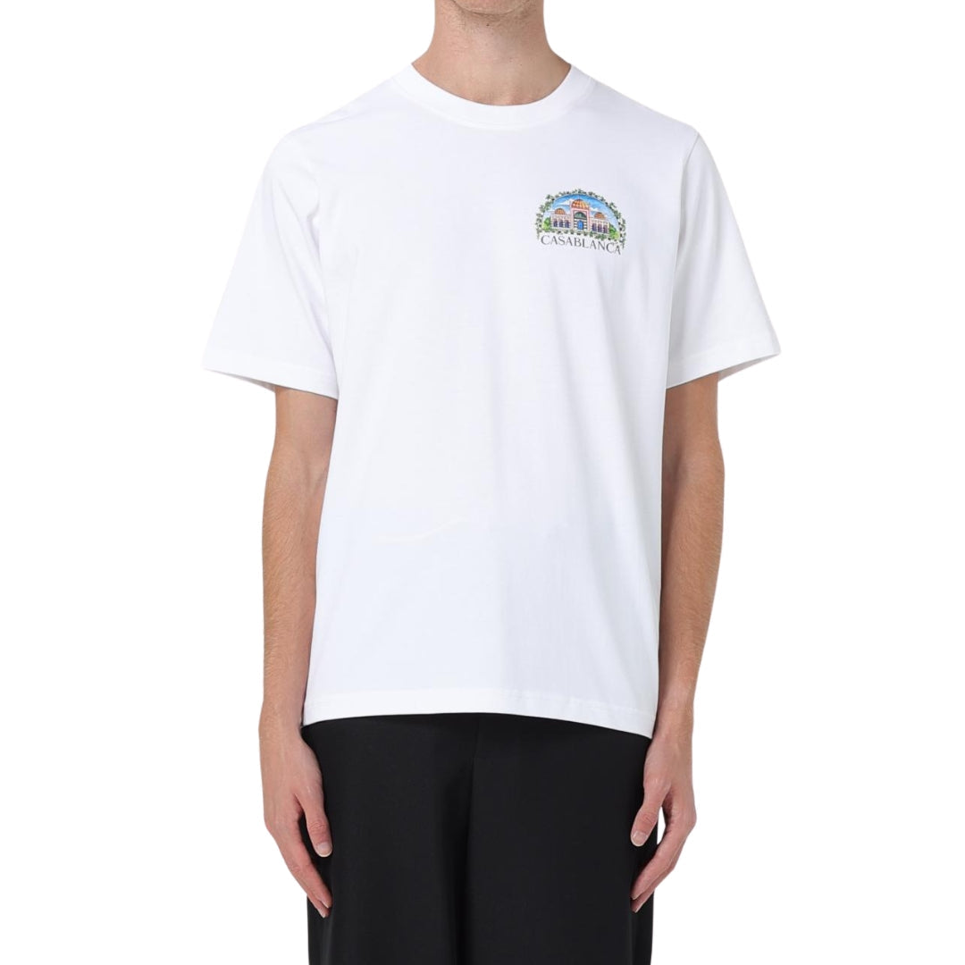 Casablanca Vue De Damas White T-shirt XL