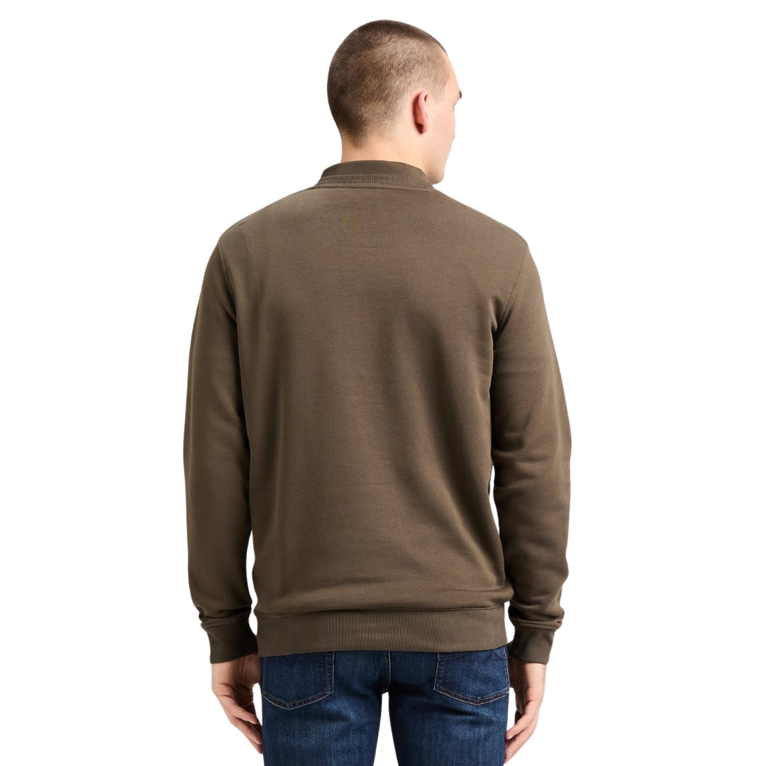 Lyle & Scott Tonal Eagle Form Green Crewneck Jumper S