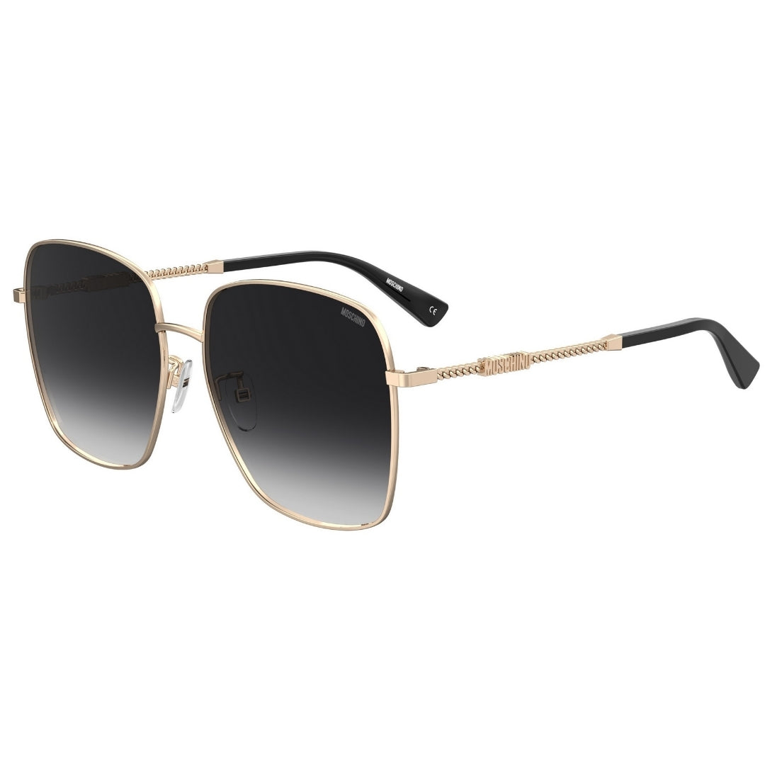 Moschino Branded Arms Gold Sunglasses MOS133 G 000 90