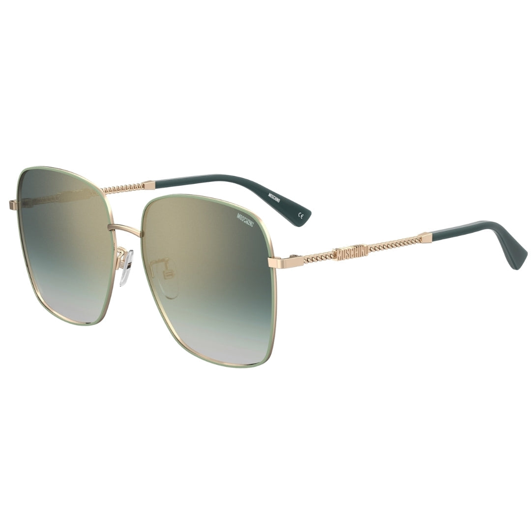 Moschino Branded Arms Rose Gold Sunglasses MOS133 G PEF EZ