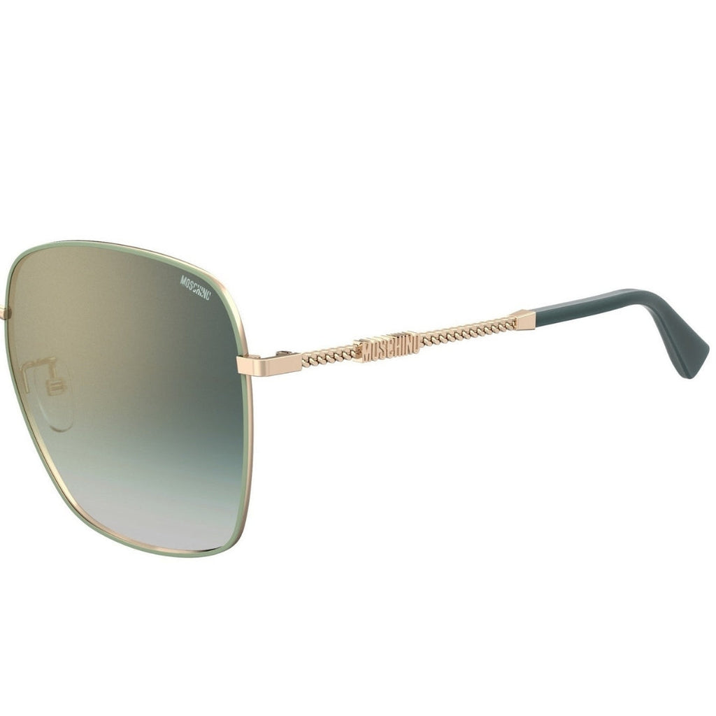 Moschino Branded Arms Rose Gold Sunglasses MOS133 G PEF EZ