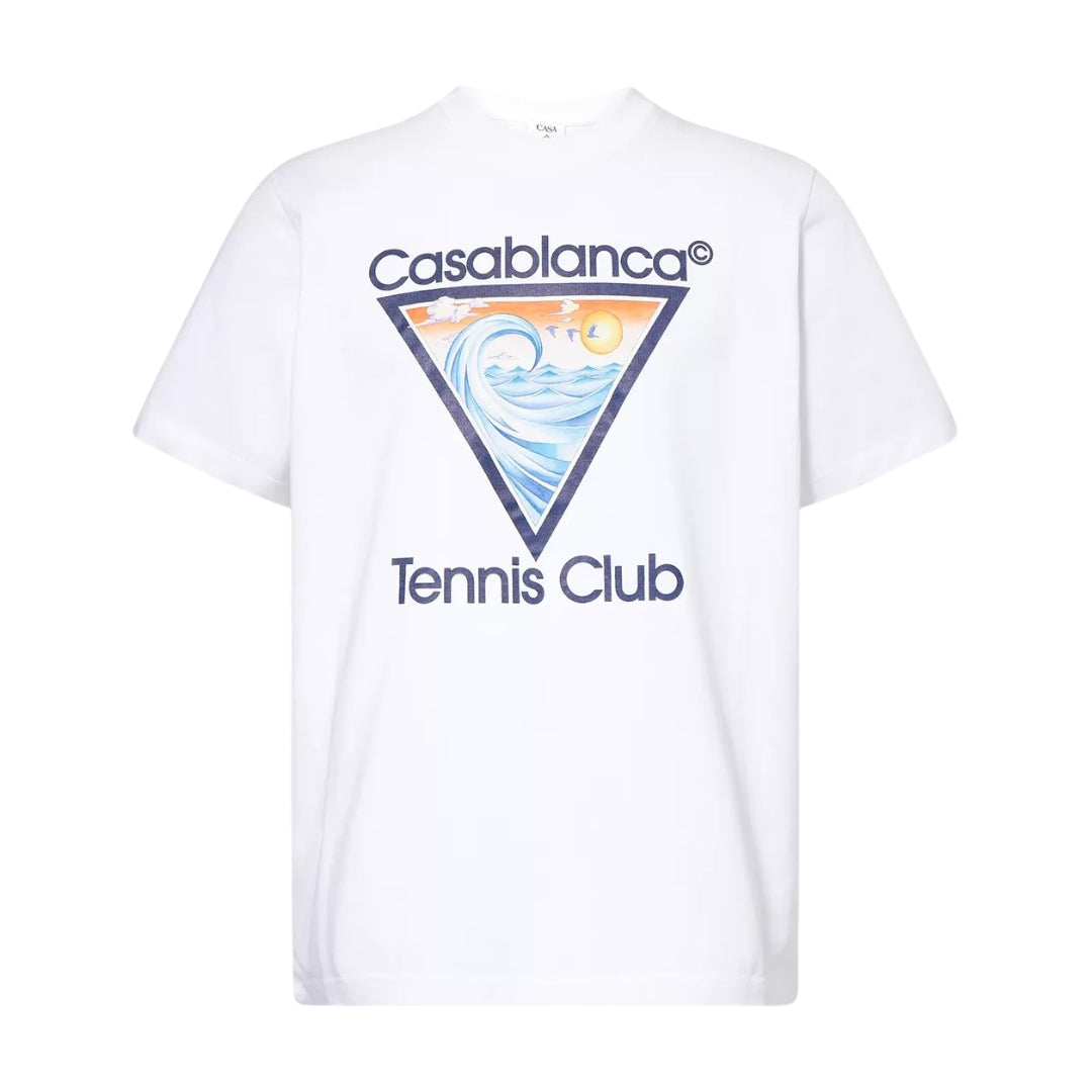 Casablanca Ms25Jts00117Ex White T Shirt Mens