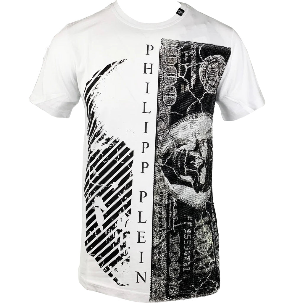 Philipp Plein Money Design White T-Shirt