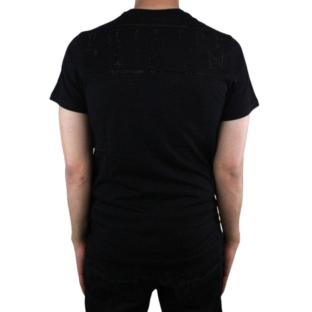 PHILIPP PLEIN PLEIN S18C MTK1857 PJY002N T-SHIRT MTK18570202Ghost-S BLACK/BLACK T-SHIRT MALE S