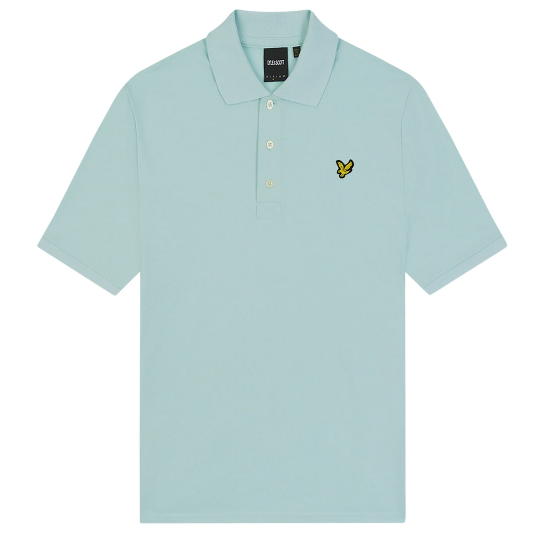 Lyle Scott Clear Sky Blue Plain Polo Shirt