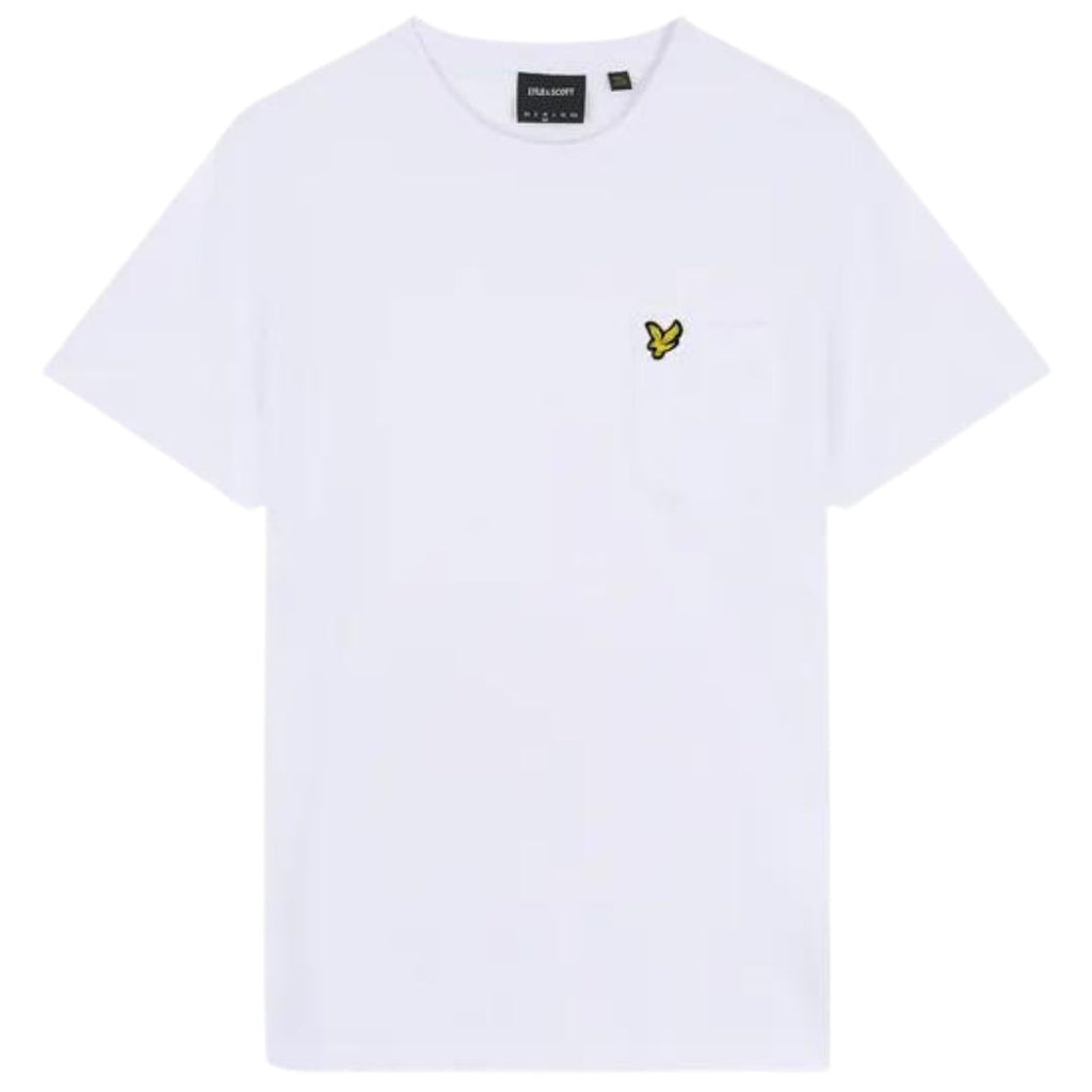 Lyle & Scott Pocket On Chest White T-Shirt