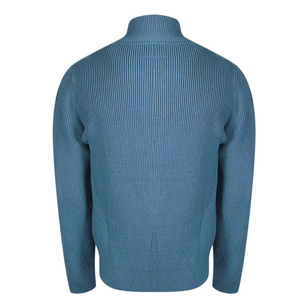 Parajumpers Manny Hydro Blue Zip-Up Sweatshirt L