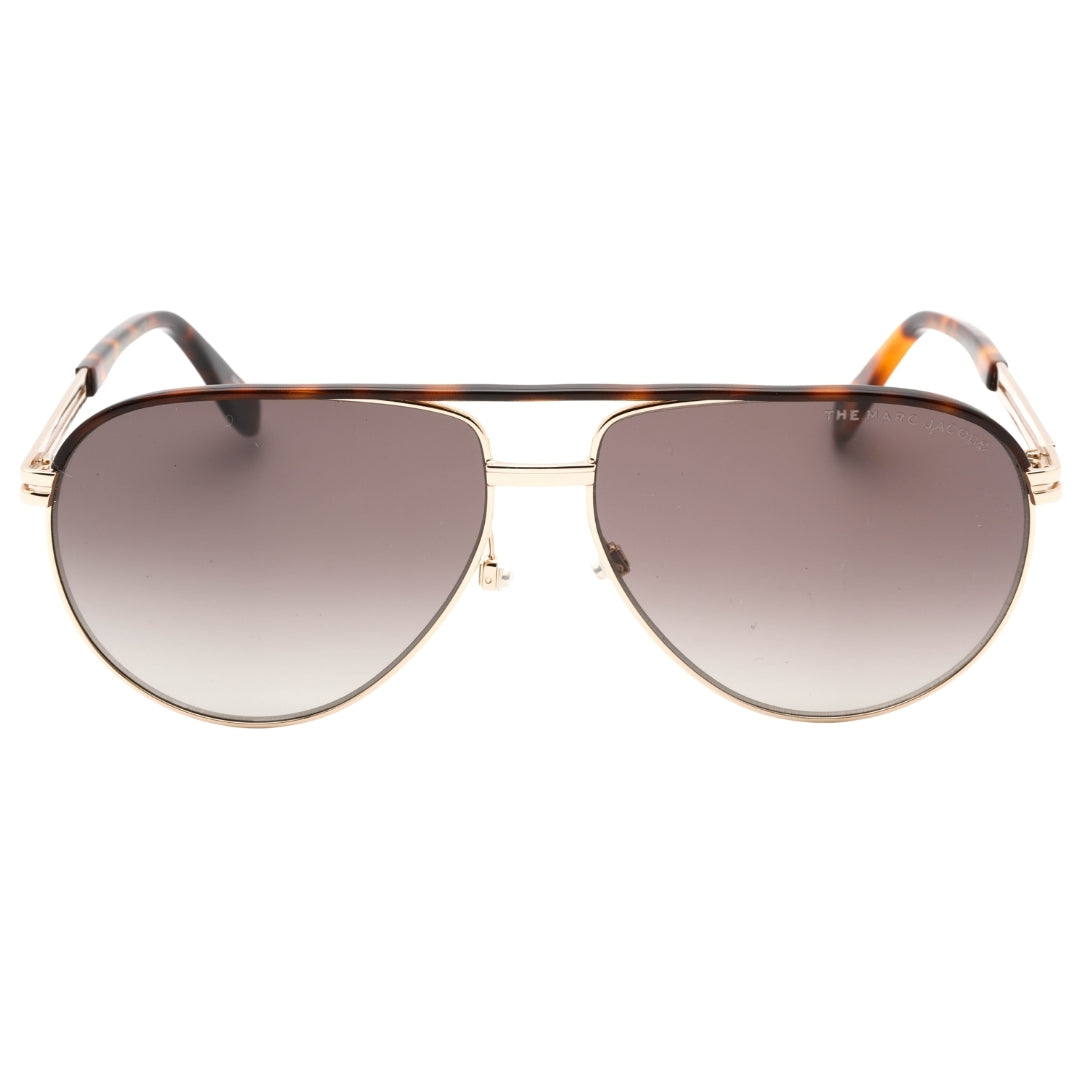 Marc Jacobs Aviator Brown F Lensed Havana Gold Sunglasses Marc 474 006J HA