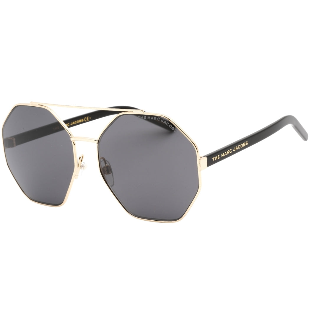 Marc Jacobs Hex Grey Lensed Gold Sunglasses Marc4 0RHL IR