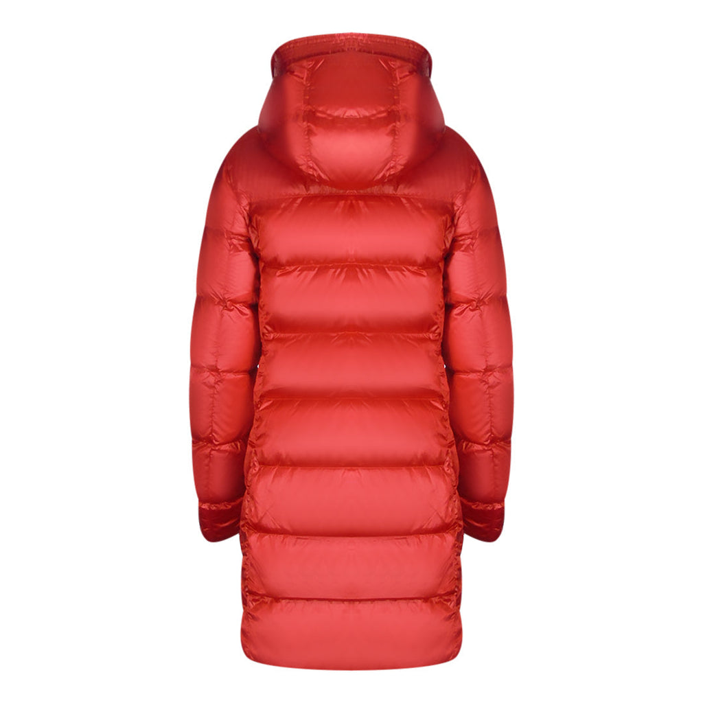 Parajumpers Marion Red Long Hooded Down Jacket S