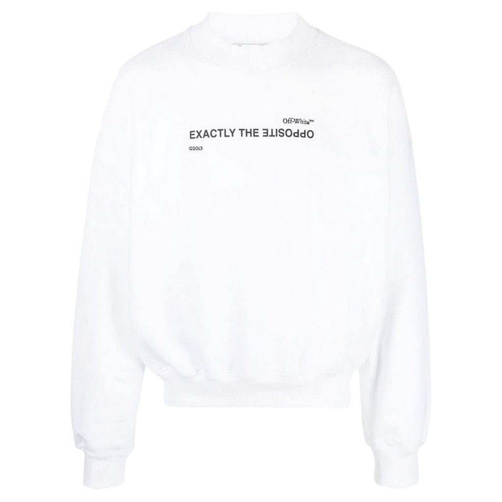Off-White Spiral Opposite Boxy Crewneck White M