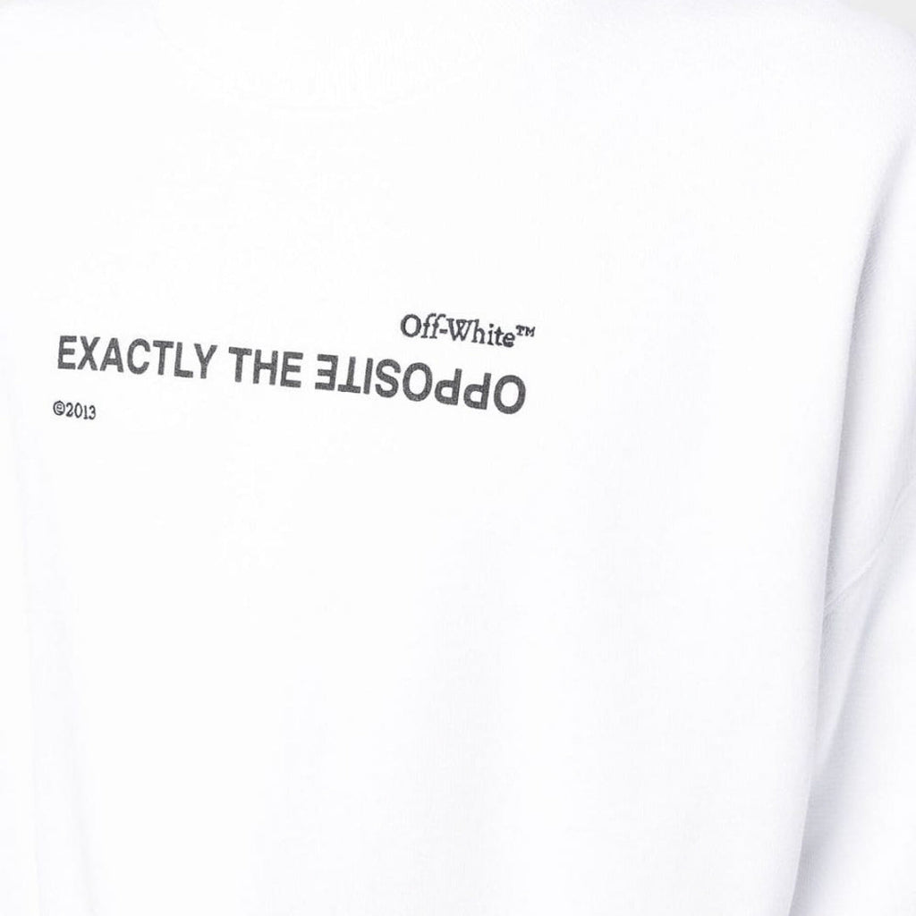 Off-White Spiral Opposite Boxy Crewneck White M