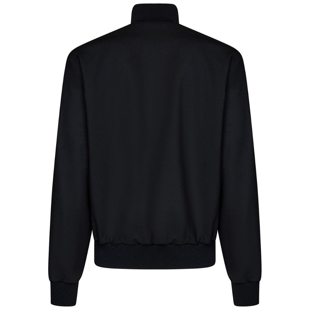 Off-White Quote Wool Slim Tracktop Black S
