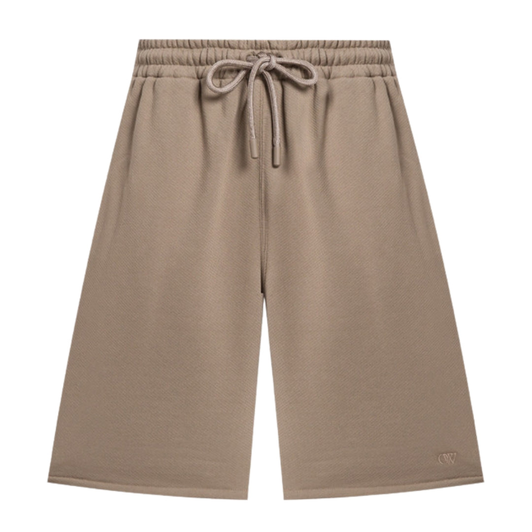 Off-White Ow Embroidered Skate Sweatshorts Beige M