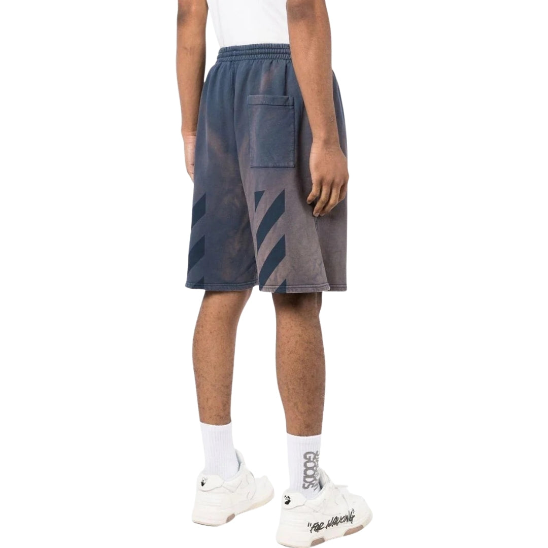 Off-White Diag Tab Vintage Skate Sweatshorts Outerspace L