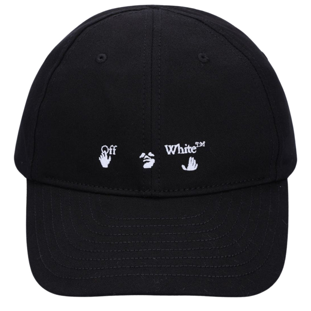 Off White Hands Off Logo Baseball Cap Black Hat