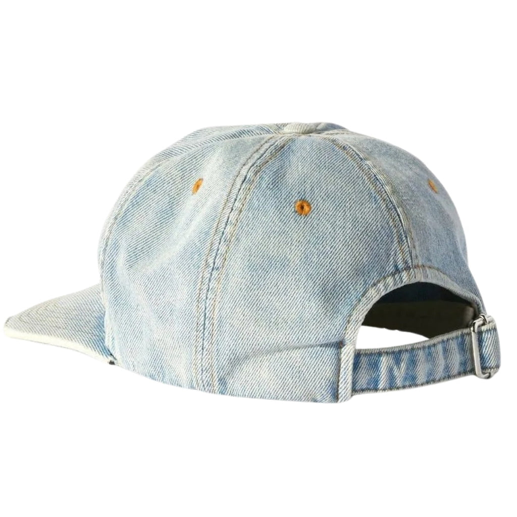 Off White Arrow Denim Baseball Cap Light Blue