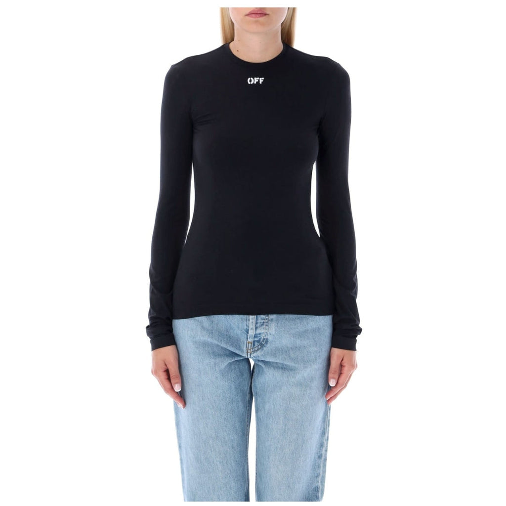 Off-White Off Stamp Second Skin Top Black IT40