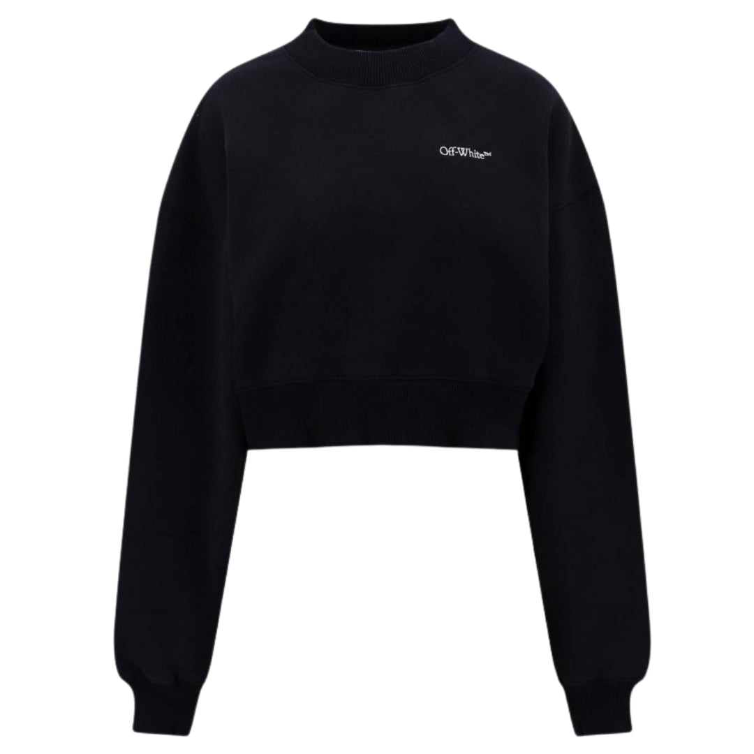 Off-White For All Book Cropped Over Crewneck Black XS