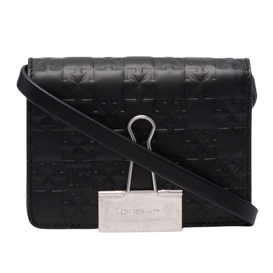 Off-White Binder Holder On Strap Black One Size
