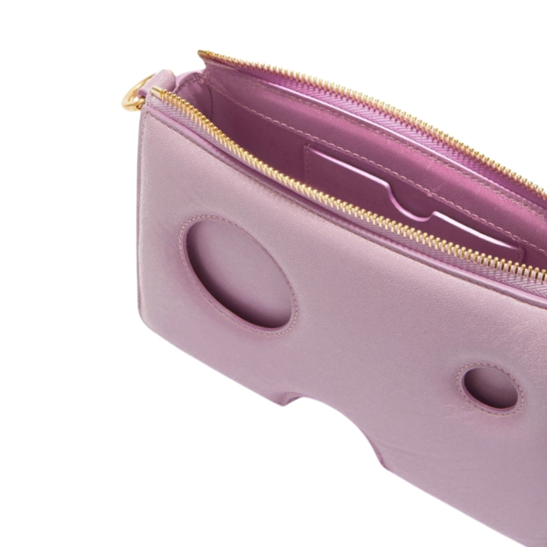 Off White Burrow Shoulder 22 Lilac Purple Bag