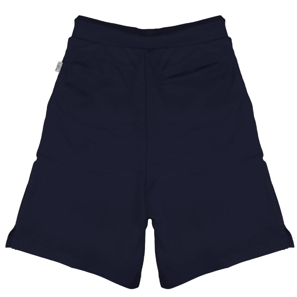 Plein Sport Large Signature Logo Navy Blue Shorts S
