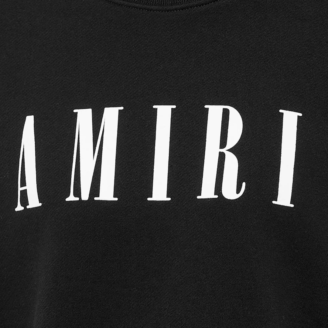Amiri Bold Core Logo Black Sweatshirt XS