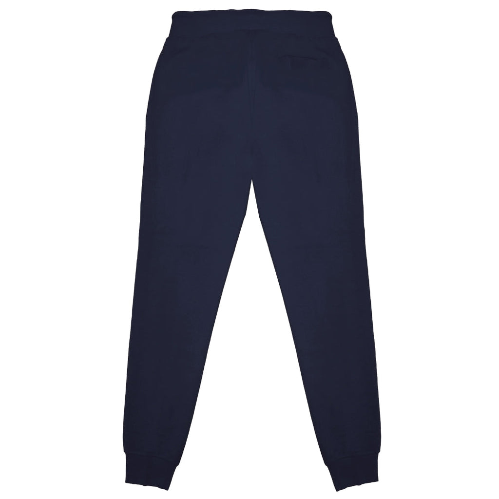 Plein Sport Large Signature Logo Navy Blue Sweatpants S