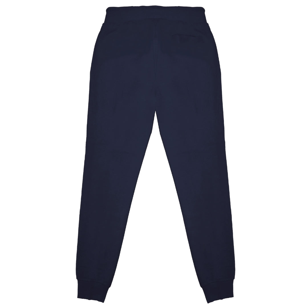 Plein Sport Large Signature Logo Navy Blue Sweatpants S