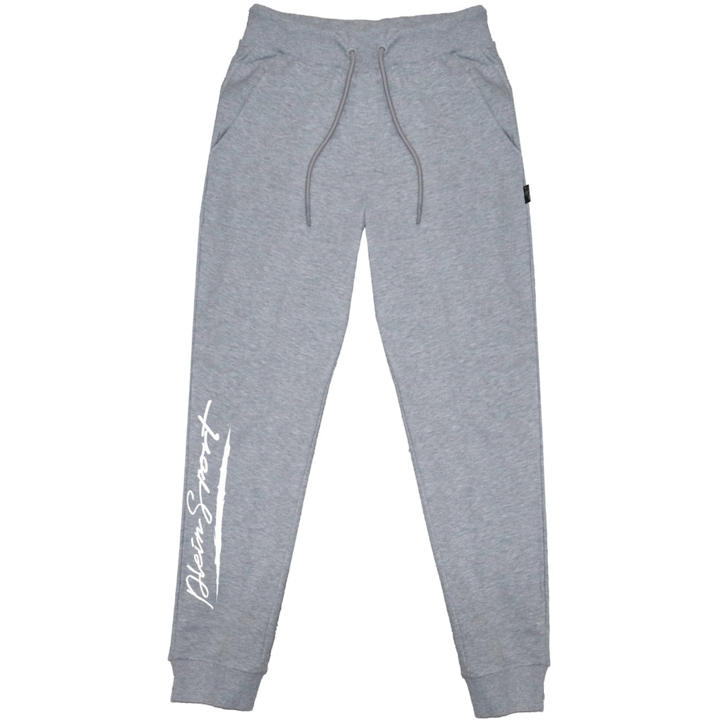 Plein Sport Large Signature Logo Grey Sweatpants S