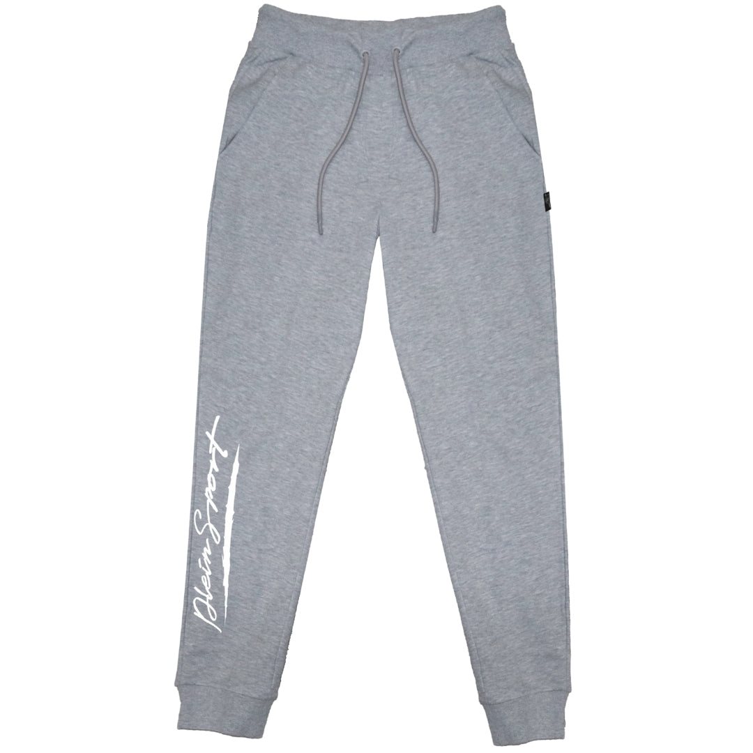 Plein Sport Large Signature Logo Grey Sweatpants S
