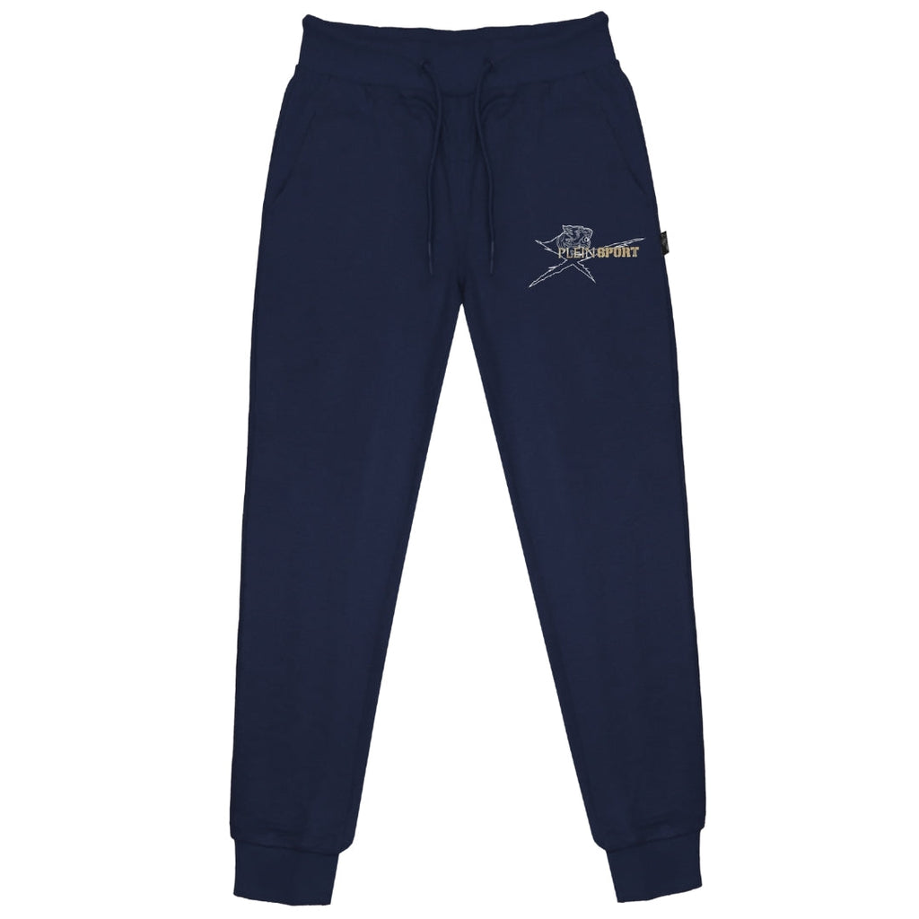 Plein Sport Small Logo Navy Blue Sweatpants S
