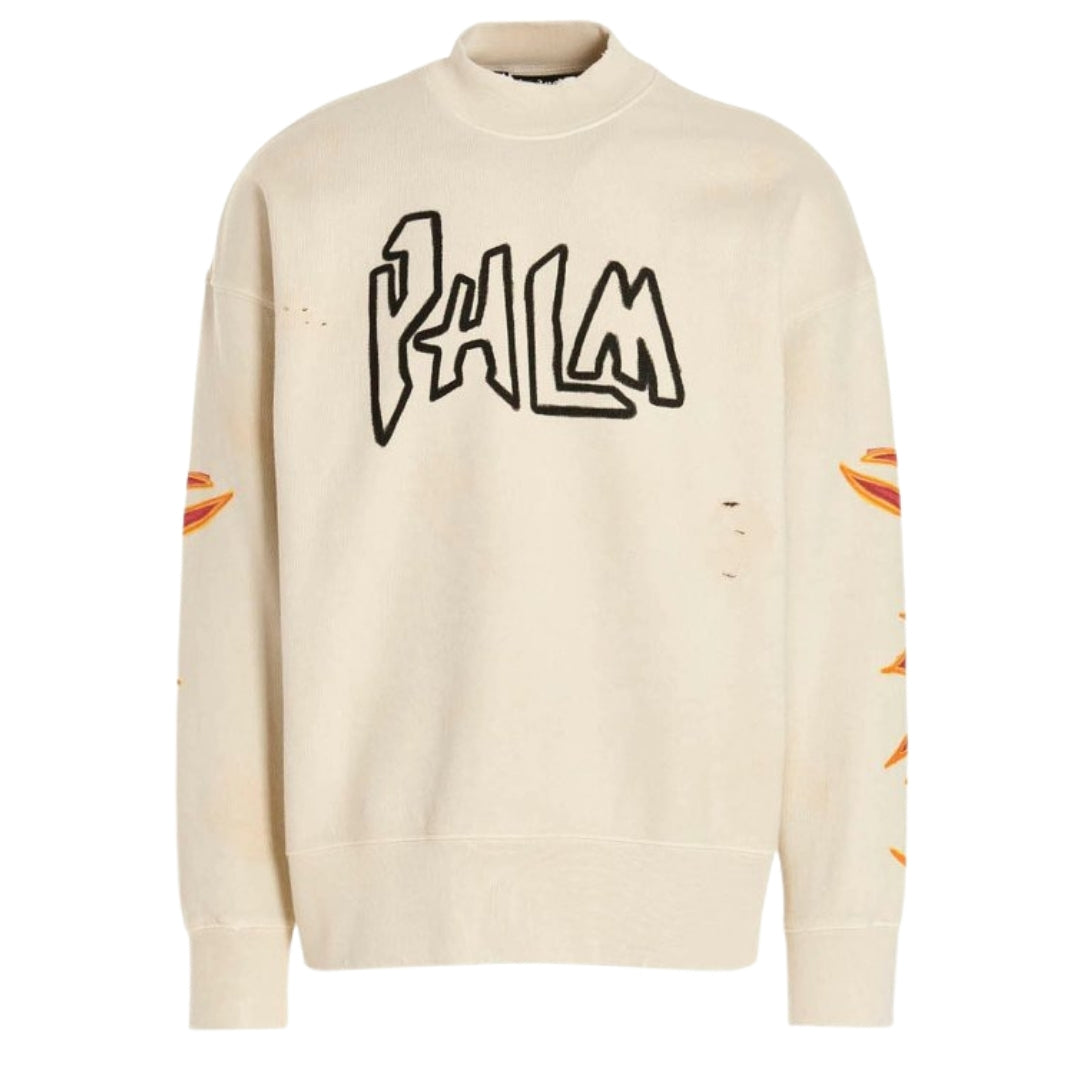 Palm Angels Gd Palm Graffiti Flames Crew Off White S