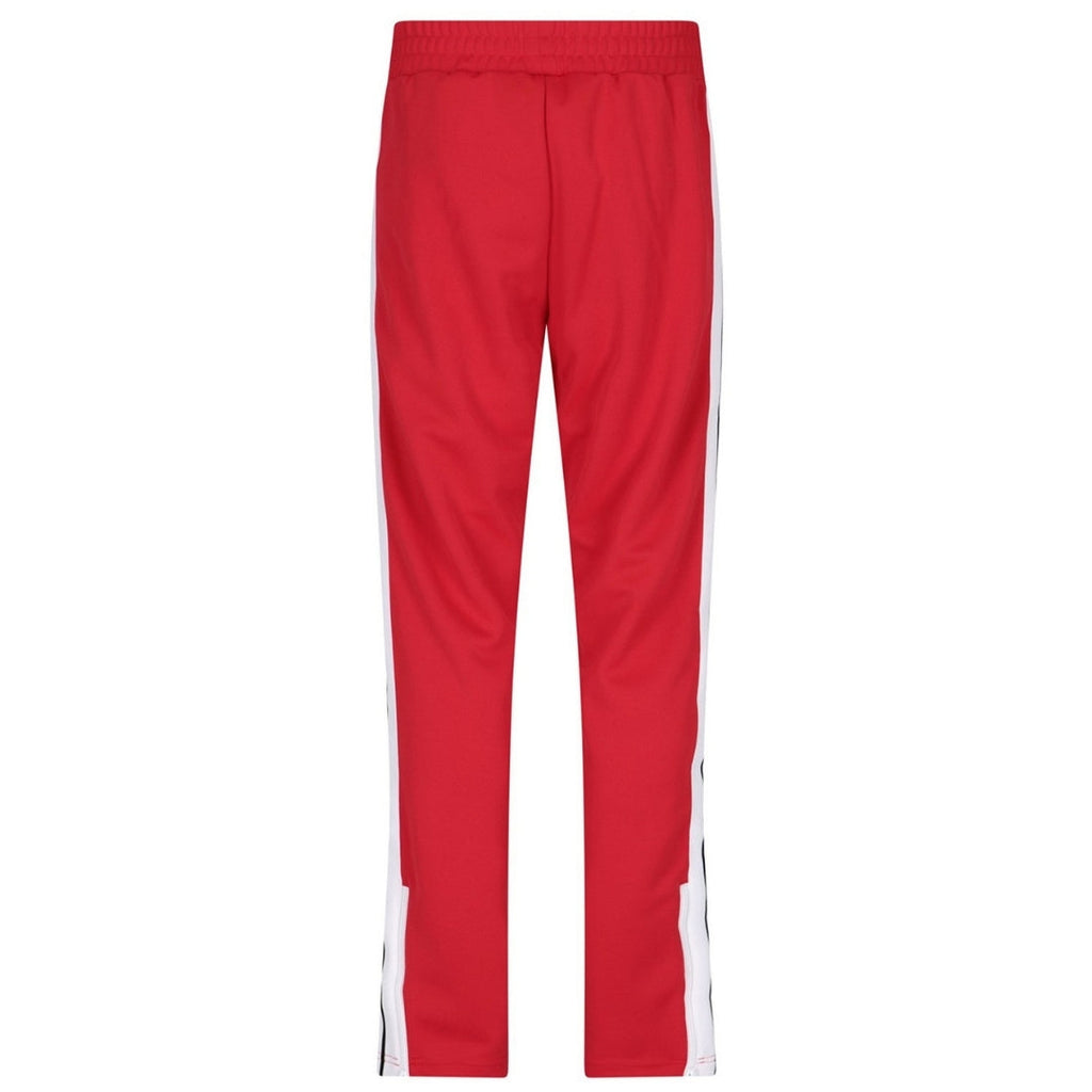 Palm Angels White Striped Classic Red Track Sweatpants S