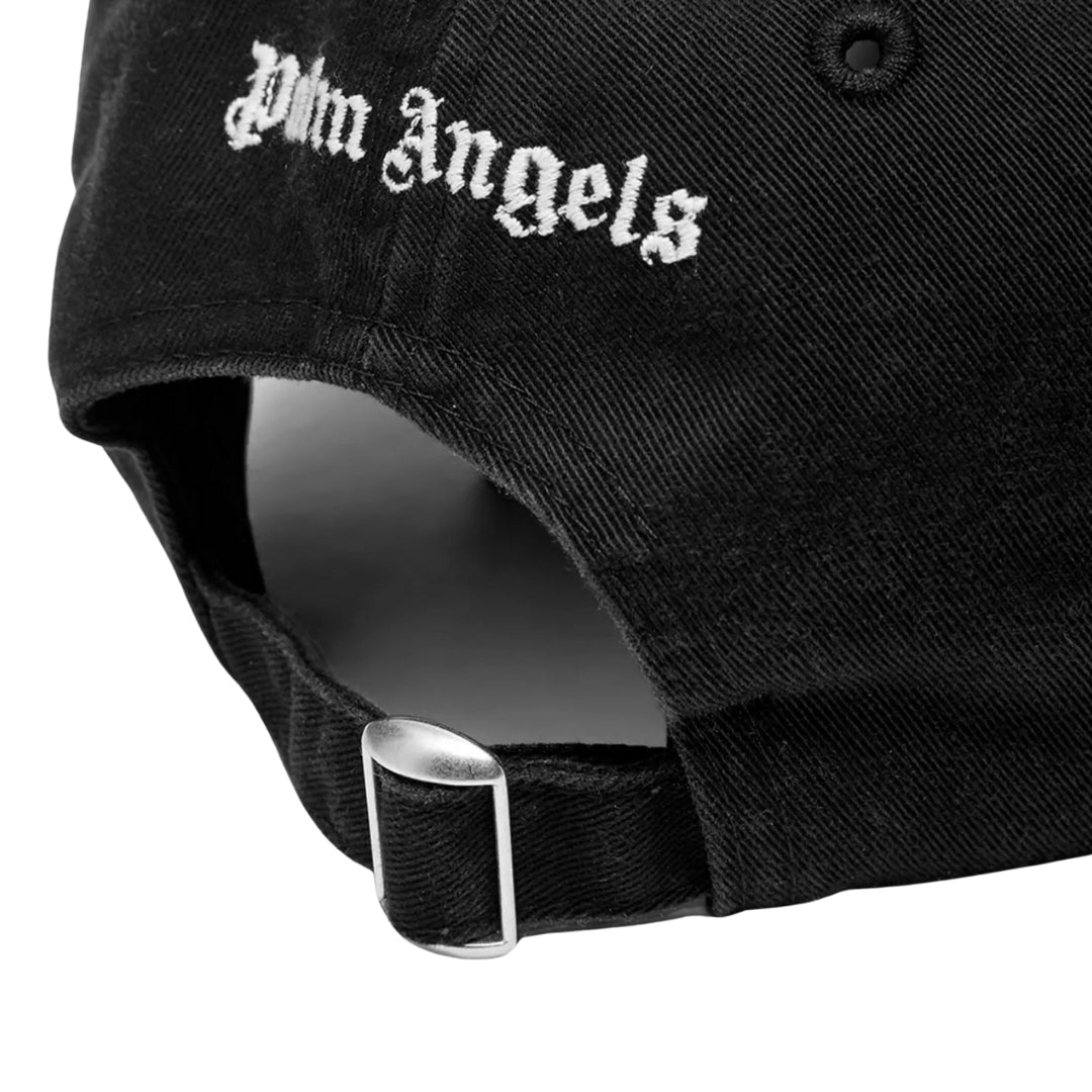 Palm Angels Kill The Bear Logo Black Cap