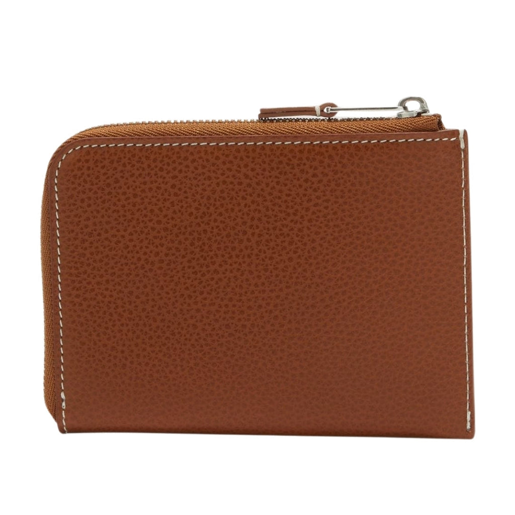 Palm Angels Pa Monogram Zip Card Holder Brown One Size
