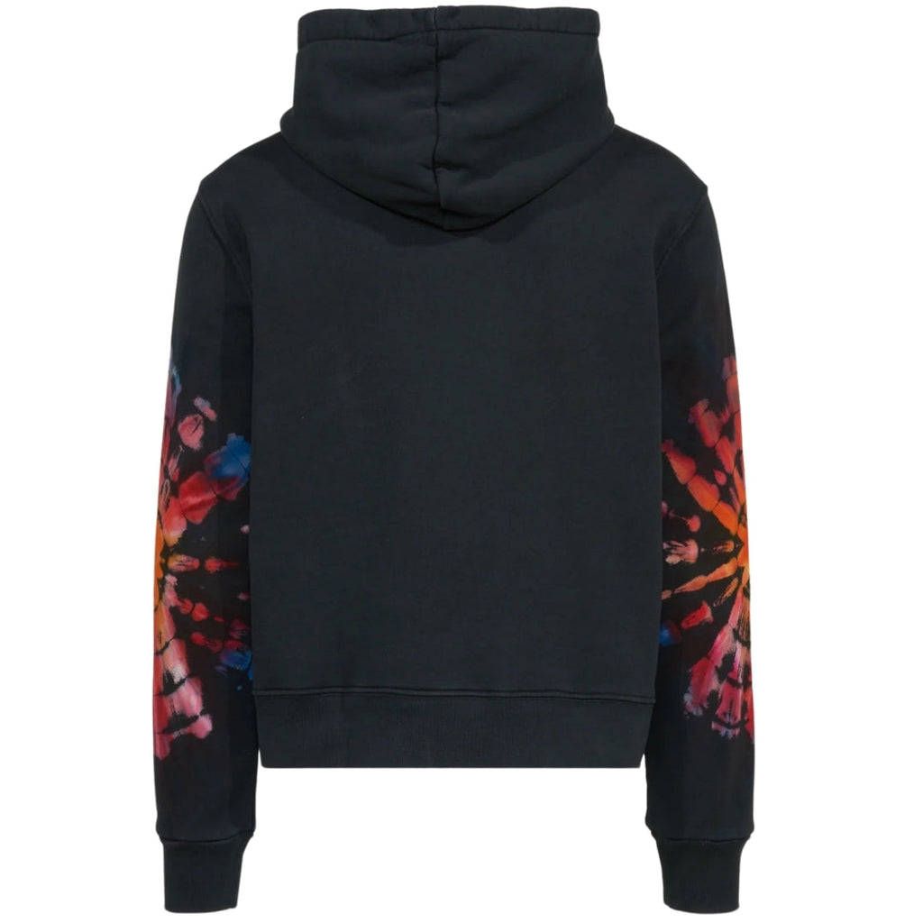 Amiri Spot Tie Dye Sleeves Black Hoodie S