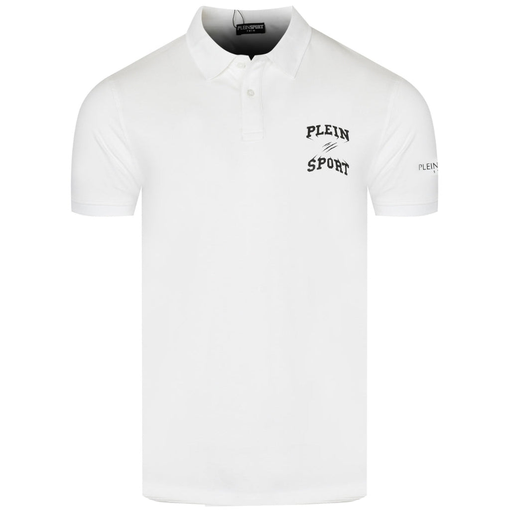PLEIN SPORT PS25MPL01 WHITE Polo Shirt MALE S