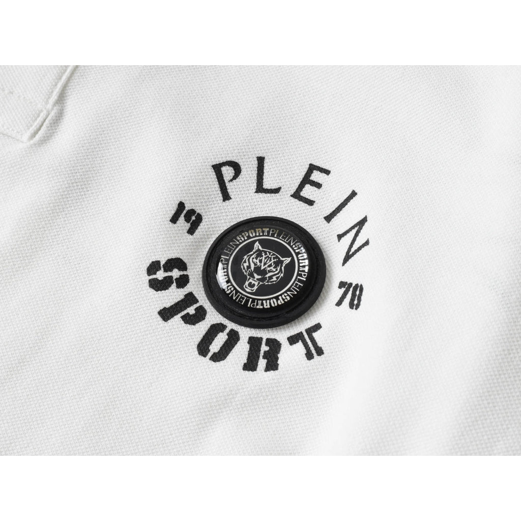 PLEIN SPORT PS25MPL02 WHITE Polo Shirt MALE S